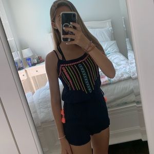 Navy lilly pulitzer romper